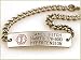 Personalized MEDICAL Bracelet: stainless steel bracelet custom engraved with your information.