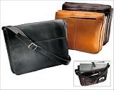 Leather Messenger/Laptop Briefcase