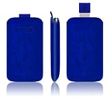 Gripis Slider Ledertasche f&uuml;r Apple iPhone 3G blau