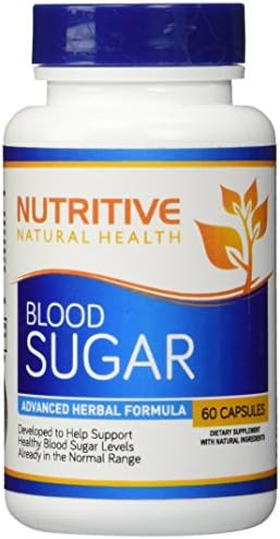 Blood Sugar Advanced Herbal Formula - By Nutritive Natural Health - 60 Capsules