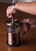 Gourmet 2.5 Cup Matte Copper French Press Coffee Brewer with S Shaped Design