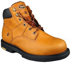 Wolverine Mens Benton 6 Inch Steel Toe EH Boot Brown Boots