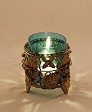 Grehom Candle Holder -Holly Bush, Votive Holder made of metal