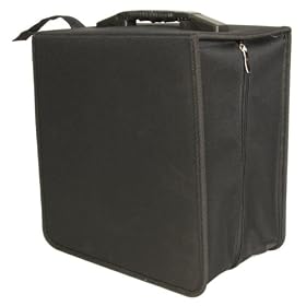 eSecure - Large 504 x CD DVD Disc Storage Wallet Holder Carry Case with Carry Handle - Massive 504 Disc Capacity!