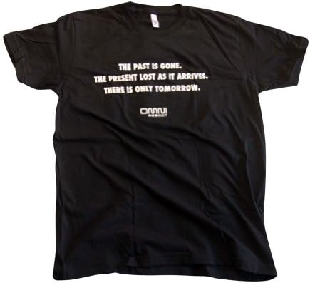 OMNI Reboot Men's Slogan T-Shirt, Medium, Black