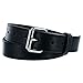 The EXTREME CONCEALED CARRY BELT BY HANKS - Handmade USA Leather 17oz. Gun Belt -100 Year Warranty - Premium Full Grain Bridle Leather -Black - 1.5In - Size 44