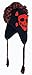Best Winter Hats Bright Neon Skull Design Mohawk Winter Ear Flap Hat (One Size)