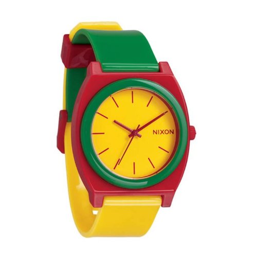 Nixon Time Teller P Watch Rasta, One Size
