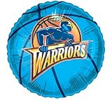 41hI4V0D1VL. SL160  Golden State Warriors NBA 18 Mylar Balloon