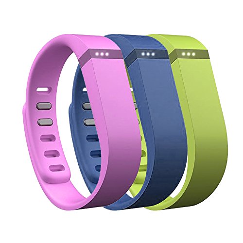 Set Large L 1pc Black 1pc Slate 1pc Red (Tangerine) 1pc Teal (Blue/Green) Replacement Bands with Clasps for Fitbit FLEX Only /No tracker/ Wireless Activity Bracelet Sport Wristband Fit Bit Flex Bracelet Sport Arm Band Armband