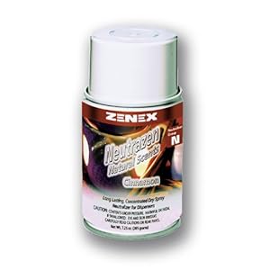 Zenex Neutrazen Cinnamon Scent Metered Odor Neutralizer - 12 Cans (Case)