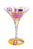 Birthday girl cocktail glass by Lolita