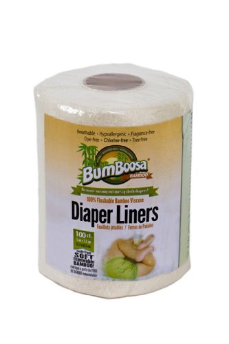 Bum Boosa Bamboo Diaper Liners 100 CountB00CP8TM5Y