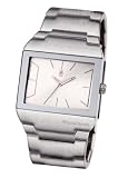 Fenchurch Gents Analogue Brushed Silver Bracelet Watch, With Silver Dial