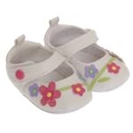 Chaussures � motifs fleurs pour b�b�...