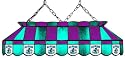 Imperial New Orleans Hornets Licensed 40-Inch Rectangular Stained Glass Billiard Table Light