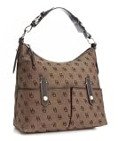Dooney & Bourke Signature Medium Lucy Tote in Brown