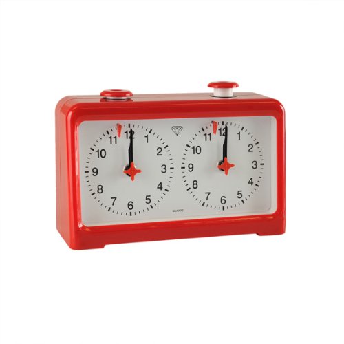 Diamond Quartz Analog Chess Clock Red 41hIELKNwwL Diamond Quartz Analog Chess Clock Red