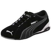 PUMA Women's Repli Cat II US Sneaker,Black/Silver,5.5 M