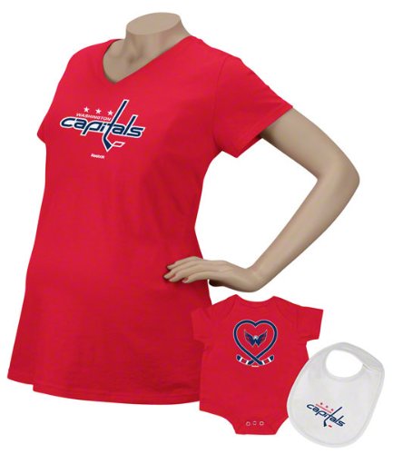 Washington Capitals Women's Logo Premier Too Maternity/Infant Set