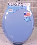 Ginsey ELONGATED Blue Padded Toilet Seat