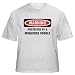 PROTECTED BY A MINIATURE POODLE Youth T-Shirt (for Kids) Various Colors Available