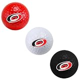 NHL Carolina Hurricanes 3-Ball Tri-Color Golf Ball Set