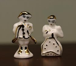 Handpainted Dollhouse Miniature Porcelain Figurines