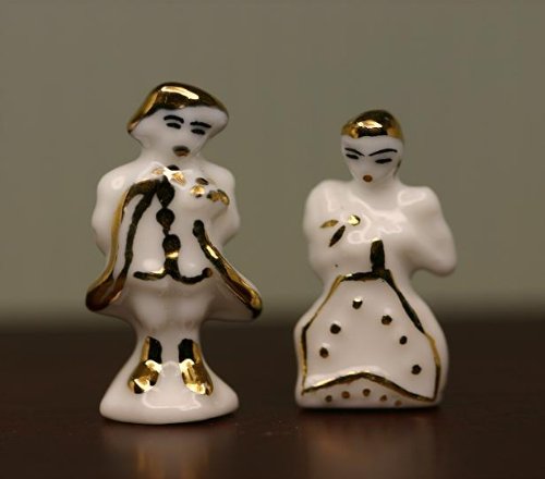 Handpainted Dollhouse Miniature Porcelain Figurines