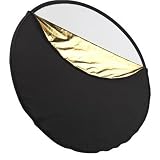 Janco 43 5-in-1 Collapsible Disc Photo Reflector -- Translucent, White, Black, Silver, Gold, with Carrying Case