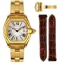 Cartier Roadster 18kt Yellow Gold Ladies Watch W62018V1