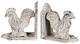 Rooster Bookends - Set Of 2