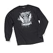 Distressed Long-Sleeve Wings T-shirt