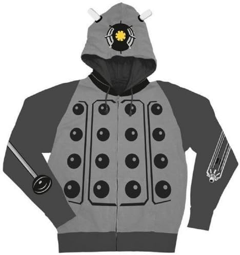 Doctor Who Dalek Costume Mens Hoodie XL
