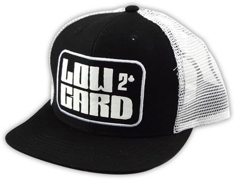 LOWCARD KD LOGO CANVAS SNAPBACK Adjustable HAT Black/White