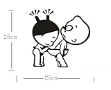 Glass tile stickers funny toilet stickers wall stickers wall stickers affixed to small broken child kid actor toilet stickers M383