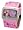 Hannah Montana Jugend-Uhr Uhr pink mit breitem Ziffernblatt und Lederband 10x4x20 cm - 24367