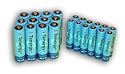 Tenergy High capacity NiMH Rechargeable battery package: 12 AA 2600 mAh + 12 AAA 1000 mAh