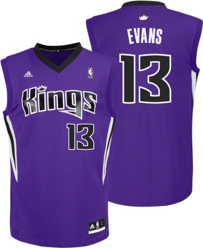 Tyreke Evans Purple Adidas Revolution 30 NBA Replica Sacramento Kings Youth Jersey