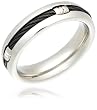 Men's Titanium Ring with Stainless Steel Cable
