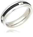 Men's Titanium Ring w/ Stainless Steel Cable