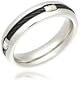 Men's Titanium Ring with Stainless Steel Cable