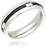 Jewelry : Men's Titanium Ring w/ Stainless Steel Cable