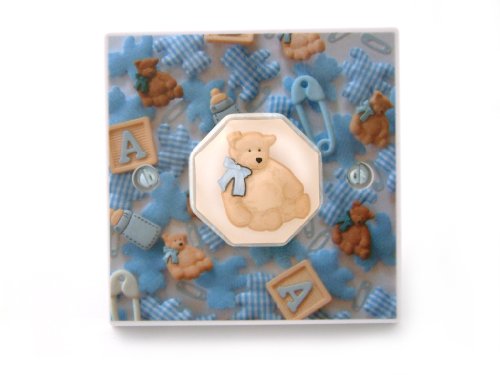 Blue Teddy Bears Handmade Nursery Dimmer Light