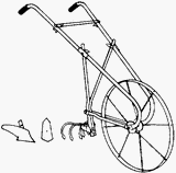 Earthway Tubular Steel High Wheel Cultivator #6500