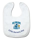 NBA New Orleans Hornets White Snap Bib with Team Logo