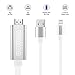 Welmor HDMI Adapter Cable, 6.6ft High Speed HDMI Digital AV Adapter 1080P HDTV Cord Compatible with iPhone X/8/7/6/plus iPad iPod iPhone to HDMI Cable ,Plug and Play