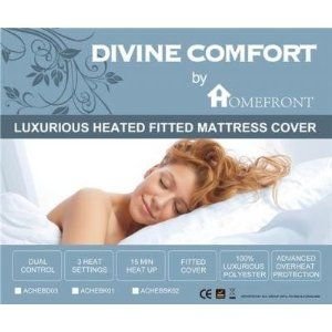 HOMEFRONT FULLY FITTED WASHABLE DOUBLE SIZE MATTRESS COVER DUAL CONTROL (193 x 137 cm)