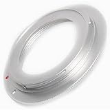 Kiwifotos aluminium lens mount adapter: Allows M42 Lenses (Pentax, Praktica, Mamiya, Zeiss and Zenit) to be used on Canon EOS 7D, 10D 20D, 30D, 40D, 50D, 300D, 350D, 400D, 450D, 500D, 550, 1000D