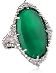 Judith Ripka "Sophia" Oval Stone Green Ring